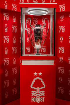 The trophy of the 1979 European Cup final