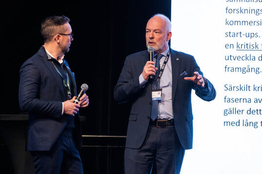 John Bergmar SEB och Johan Lilliecreutz LIU Holding AB