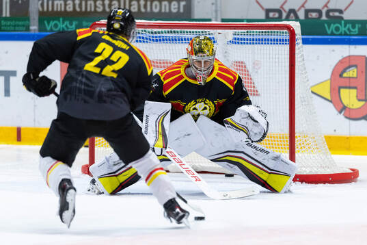 Brynäs målvakt Damian Clara