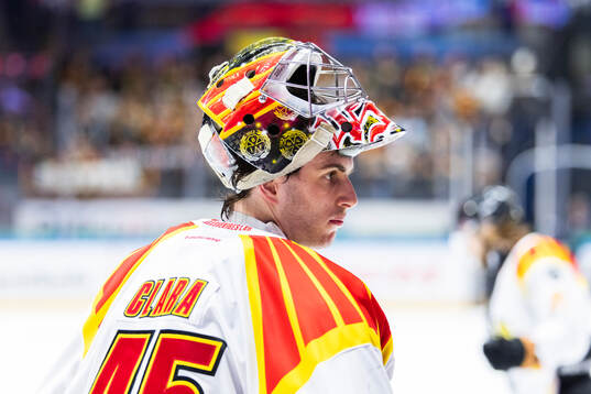 Brynäs målvakt Damian Clara