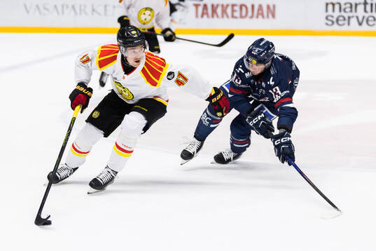 Brynäs Lucas Pettersson och Linköpings Jakub Vrana