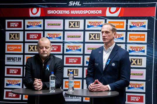 Brynäs tränare Niklas Gällstedt  och Linköpings