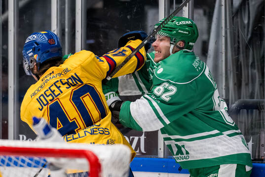Djurgårdens Jacob Josefson  och Rögles Lubos Horky