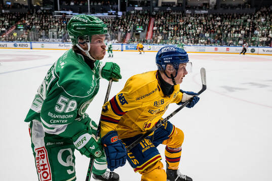 Rögles Filip Johansson  Djurgårdens Joseph Snively