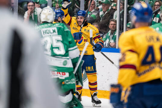 Djurgårdens Joseph Laleggia jublar