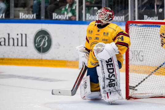 Djurgårdens målvakt Daniel Marmenlind  deppar