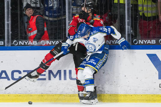 Luleås Heikki Liedes och Leksands Rocky Langvardt