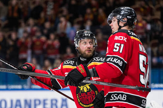Luleås Linus Omark och Markus Nurmi