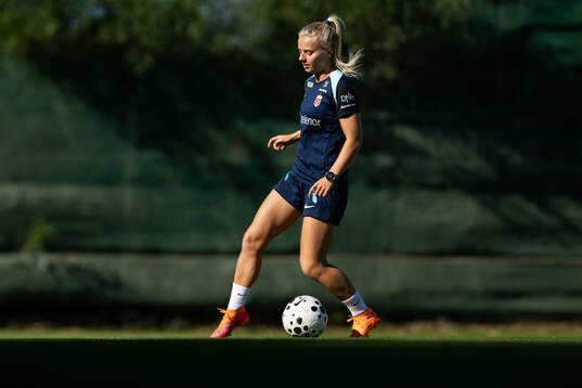 Emilie Woldvik of the Norwegian women's national football