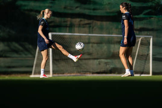 Karina Sævik and Ingrid Syrstad Engen of the Norwegian