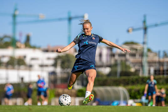 Frida Maanum of the Norwegian women's national football team