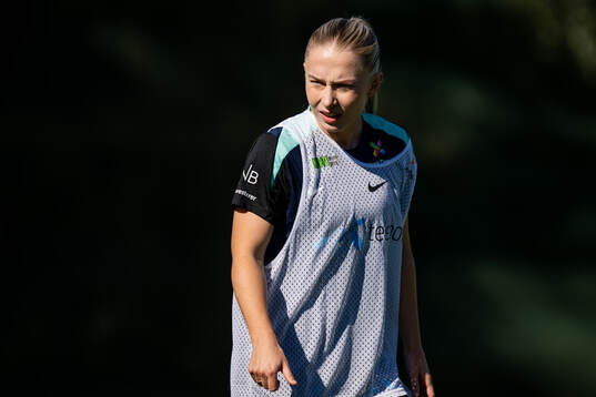 Thea Bjelde of the Norwegian women's national football team
