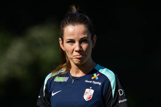 Tuva Hansen of the Norwegian women's national football team