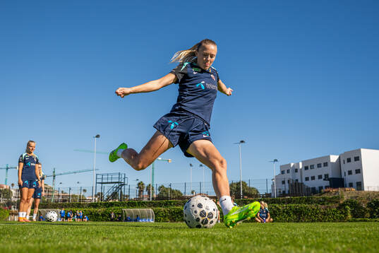 Synne Sofie Kinden Jensen of the Norwegian women's national