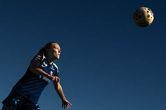 Synne Sofie Kinden Jensen of the Norwegian women's national