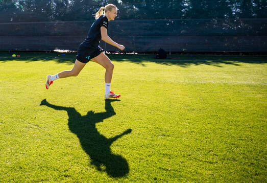 Karina Sævik of the Norwegian women's national football