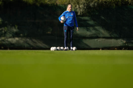 Gemma Grainger, head coach of the Norwegian women's
