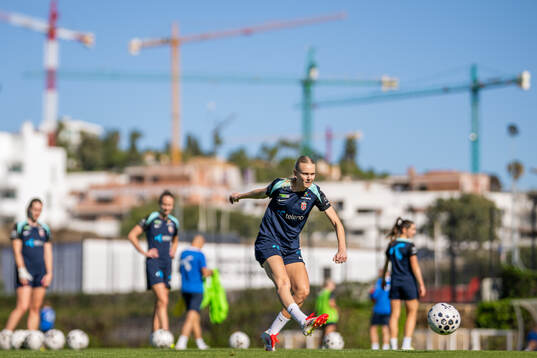 Karina Sævik of the Norwegian women's national football