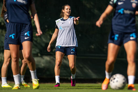 Andrea Norheim of the Norwegian women's national football