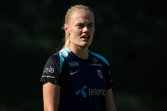 Mathilde Harviken of the Norwegian women's national
