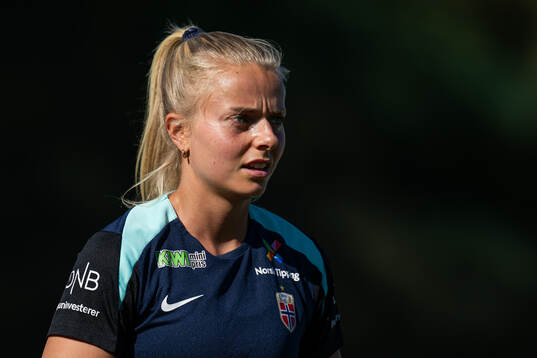 Emilie Woldvik of the Norwegian women's national football
