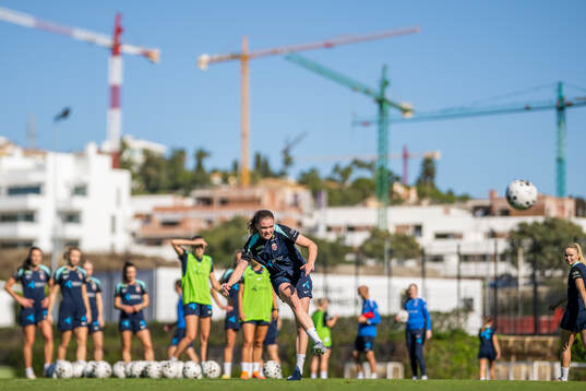 Signe Gaupset of the Norwegian women's national football