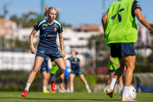 Emilie Joramo of the Norwegian women's national football