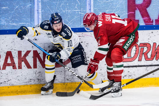 Södertäljes Felix Öhrqvist och Moras Gustav Salmi-Lilja