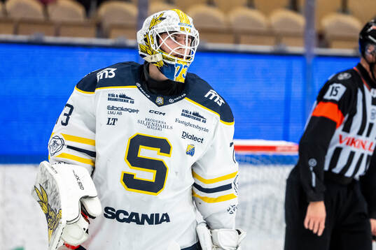 Södertäljes målvakt Love Härenstam