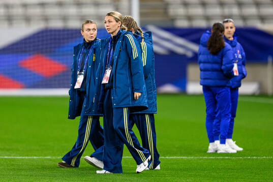 Goalkeeper Jennifer Falk of Sweden