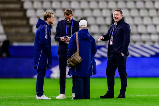 Head coach Tony Gustavsson, team leader Magnus Andersson of