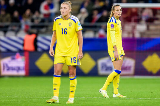 Filippa Angeldahl and Nathalie Björn of Sweden