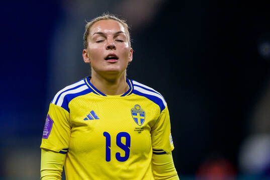 Johanna Rytting Kaneryd of Sweden looks dejected