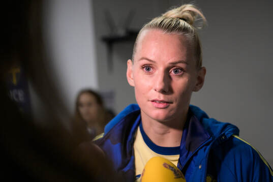 Stina Blackstenius of Sweden