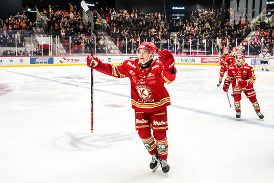 Kalmars Valdemar Johansson jublar