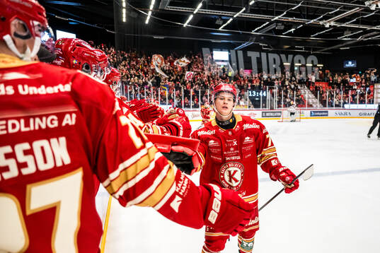 Kalmars Valdemar Johansson jublar