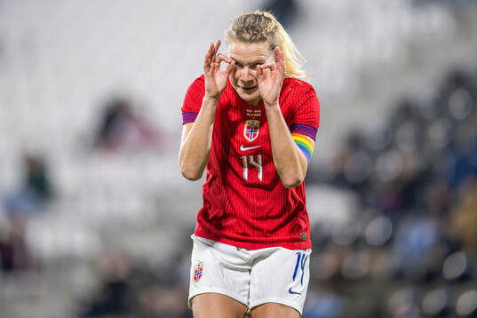 Ada Hegerberg of Norway celebrates