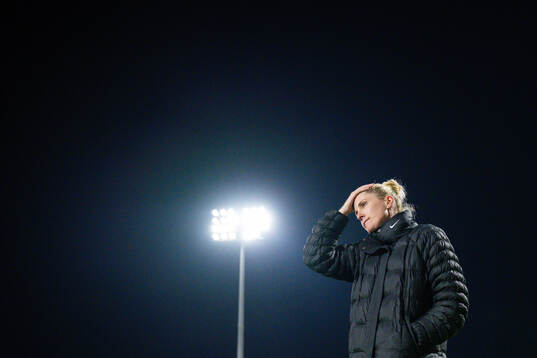 Head coach Gemma Grainger of Norway