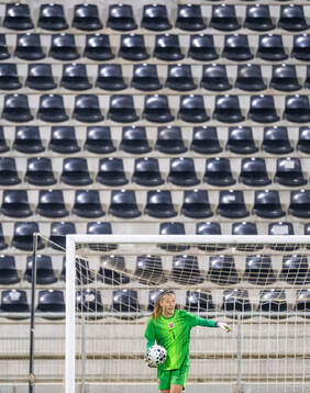Goalkeeper Cecilie Fiskerstrand of Norway