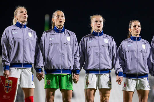 Ada Hegerberg, goalkeeper Cecilie Fiskerstrand, Julie