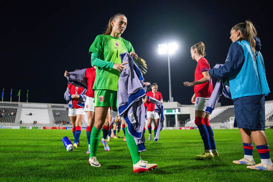 Goalkeeper Cecilie Fiskerstrand of Norway