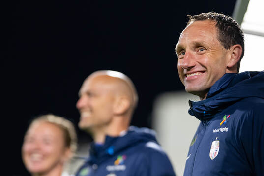 Assistant coach Terje Skjeldestad of Norway