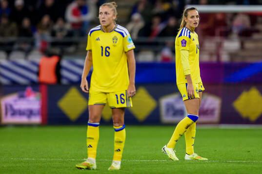 Filippa Angeldahl and Nathalie Björn of Sweden