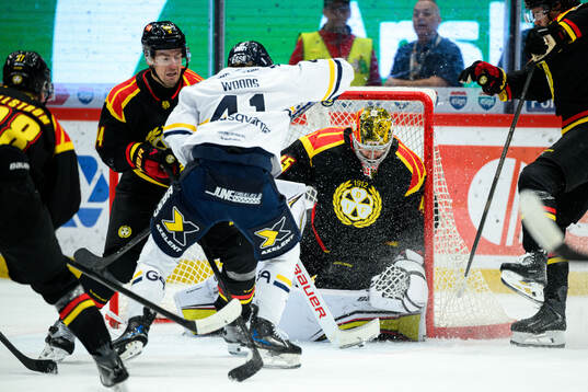 Brynäs målvakt Damian Clara