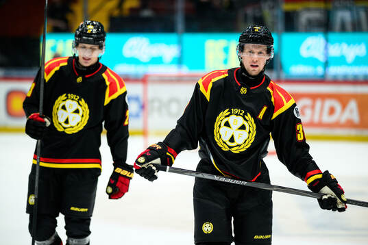 Brynäs Oskar Lindblom och Linus Ölund