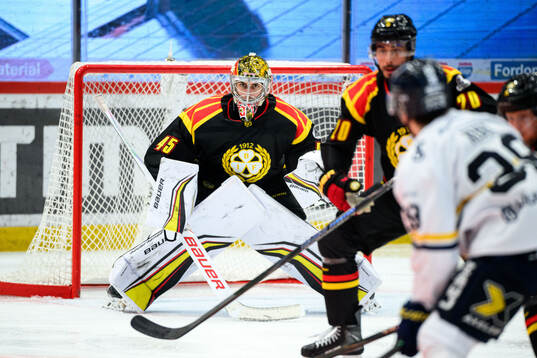 Brynäs målvakt Damian Clara