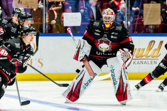 Malmö Redhawks målvakt Marek Langhamer
