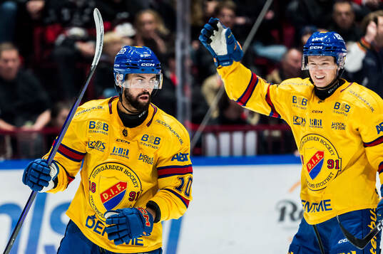 Djurgårdens Oliver Kylington jublar