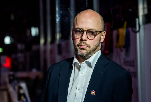 Malmö Redhawks sportchef Oscar Alsenfelt
