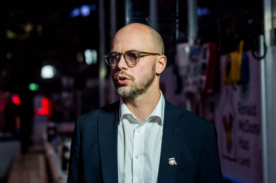 Malmö Redhawks sportchef Oscar Alsenfelt